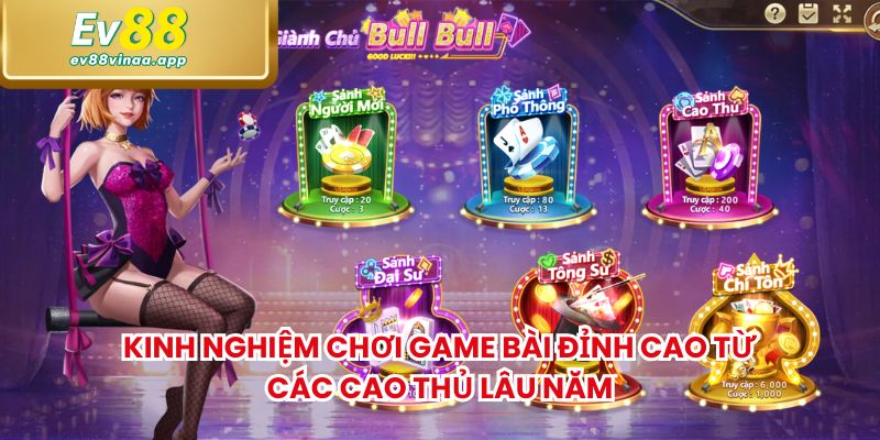 Trải nghiệm thế giới game bài đa dạng ngay tại nhà cái