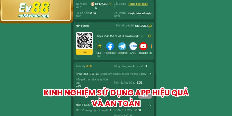 Kinh nghiệm sử dụng app hiệu quả và an toàn