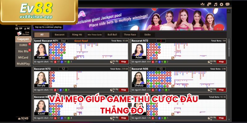 Vài mẹo giúp game thủ cược đâu thắng đó